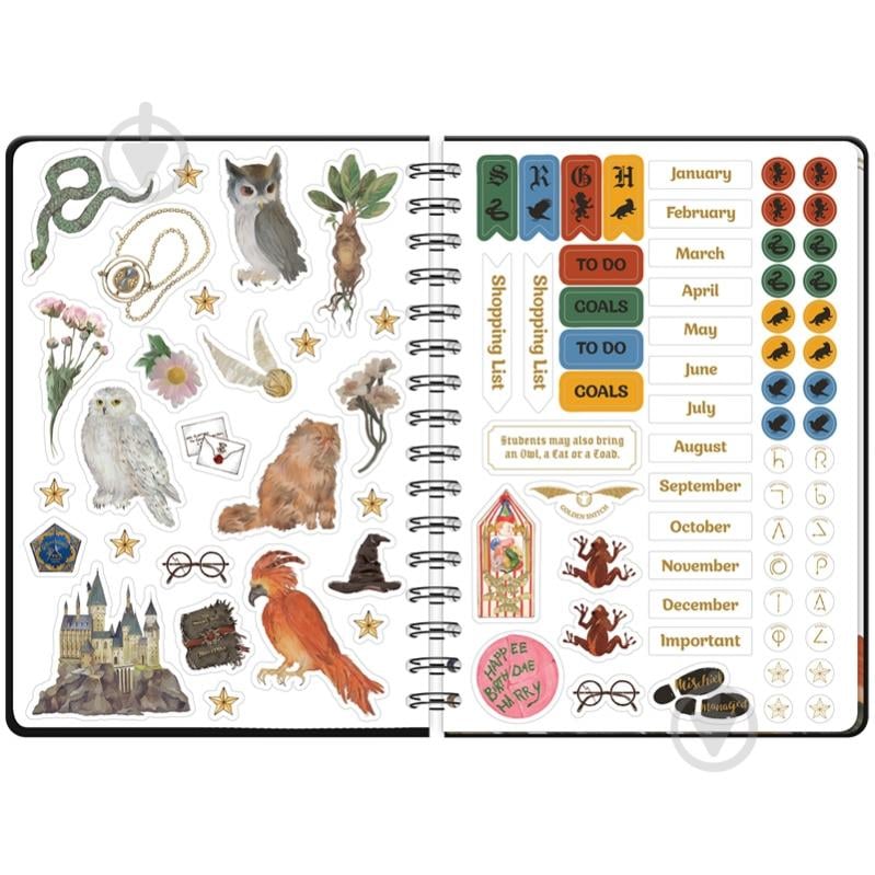 Ежедневник на спирали Harry Potter твердая обкладинка HP23-438 - фото 7 Ежедневник на спирали Harry Potter твердая обкладинка HP23-438 - фото 7