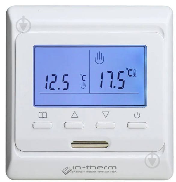 Терморегулятор In-Therm Програмований терморегулятор для теплої підлоги Е51 - фото 1 Терморегулятор In-Therm Програмований терморегулятор для теплої підлоги Е51 - фото 1
