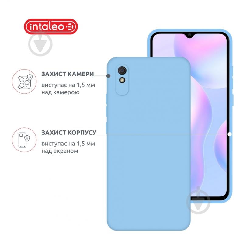 Чохол Intaleo SoftShell блакитний для Xiaomi Redmi 9A - фото 3 Чохол Intaleo SoftShell блакитний для Xiaomi Redmi 9A - фото 3