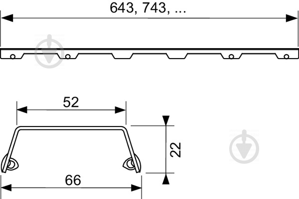Декоративна решітка TECE Drainline 601283 - фото 2