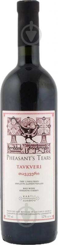 Вино Pheasant's Tears Tavkveri 0,75 л - фото 1