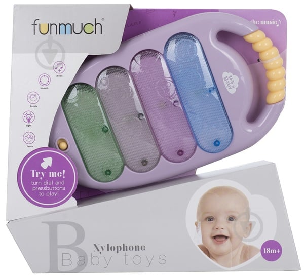 Игрушка музыкальная Funmuch Ксилофон FM777-16 - фото 2