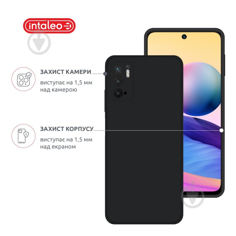 Чехол Intaleo SoftShell черный для Xiaomi Redmi Note 10 5G - фото 3