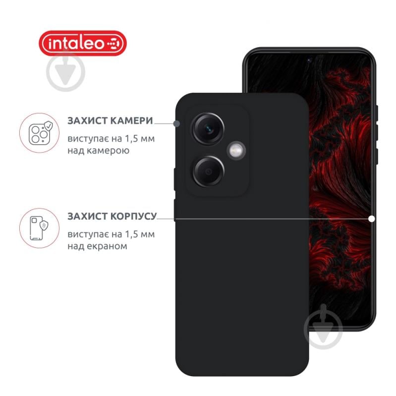 Чехол Intaleo SoftShell черный для Xiaomi Redmi Note 12 5G - фото 3 Чехол Intaleo SoftShell черный для Xiaomi Redmi Note 12 5G - фото 3