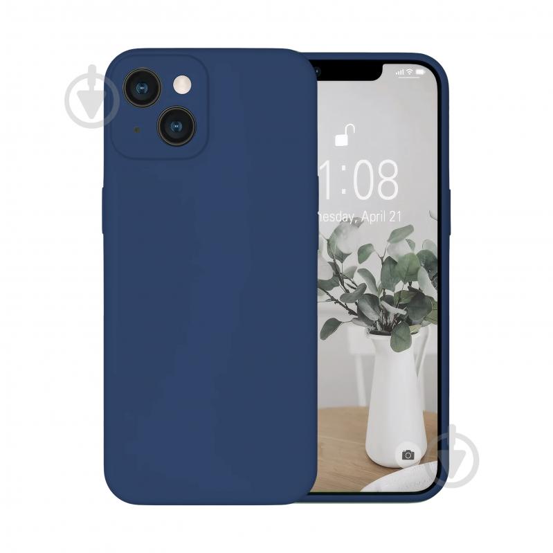 Чехол Intaleo SoftShell для Apple iPhone 14 blue (1283126557668) - фото 1