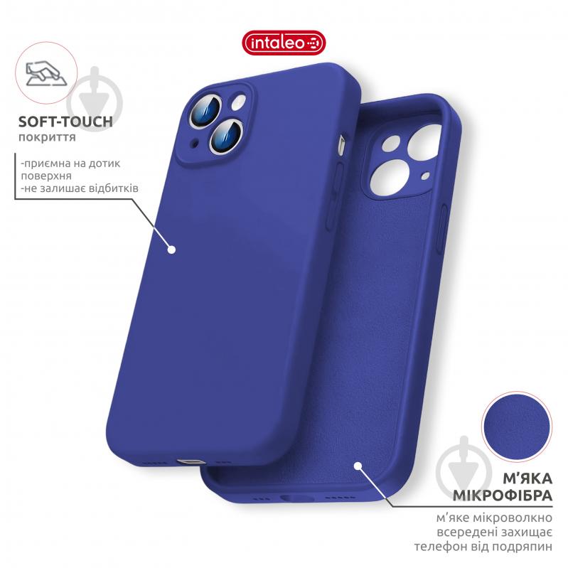 Чехол Intaleo SoftShell для Apple iPhone 14 blue (1283126557668) - фото 5