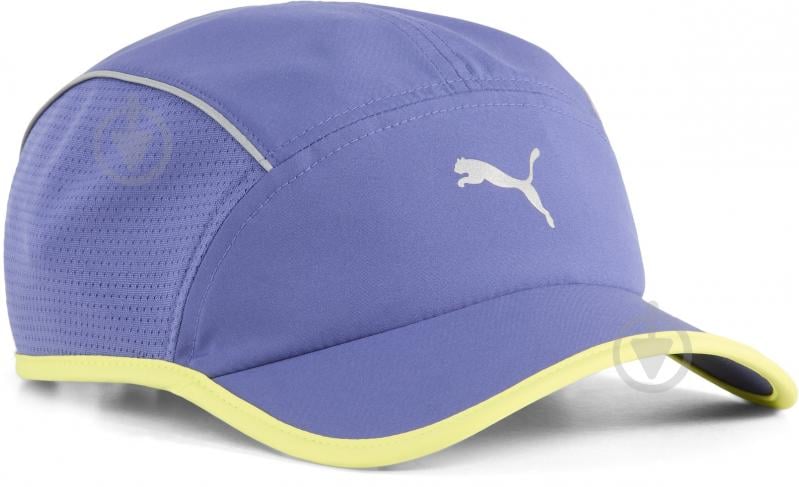 Кепка Puma RUNNER SHORT VISOR 5 Panel Cap 02616704 os фиолетовый - фото 1
