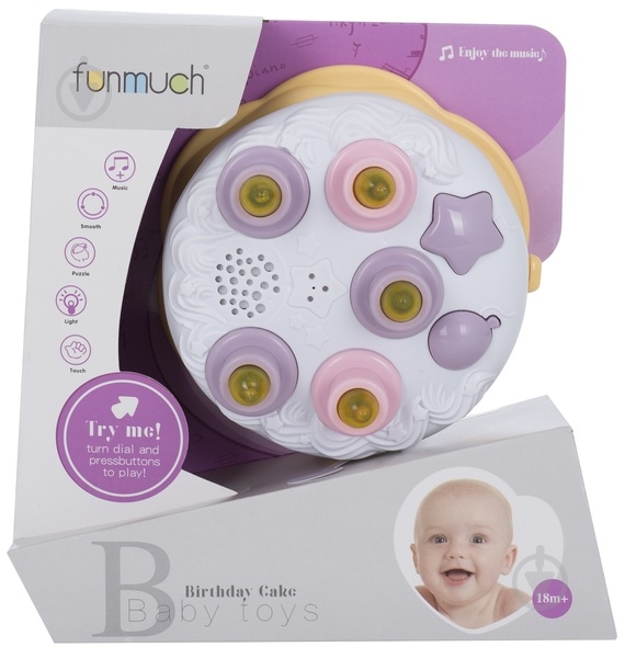Игрушка музыкальная Funmuch Тортик FM777-17 - фото 2