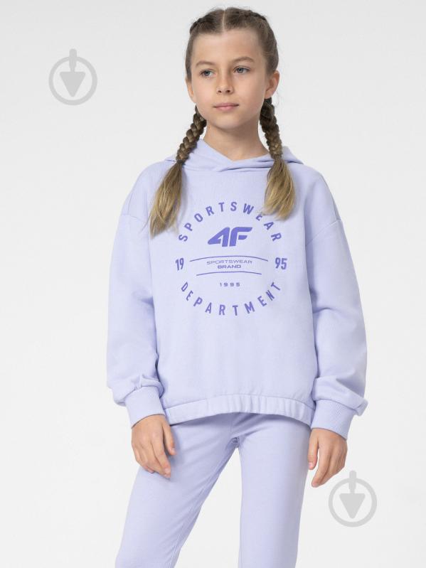 Джемпер 4F SWEATSHIRT F218 4FJSS23TSWSF218-52S рожевий - фото 1