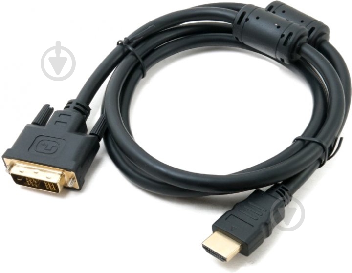 Кабель EXTRADIGITAL HDMI - DVI-D, Single Link 1,8 м black (KBH1684) - фото 1