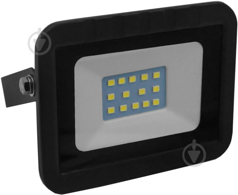 Прожектор Eurolamp 6500 K SMD 10 Вт IP65 чорний LED-FL-10(black) - фото 1