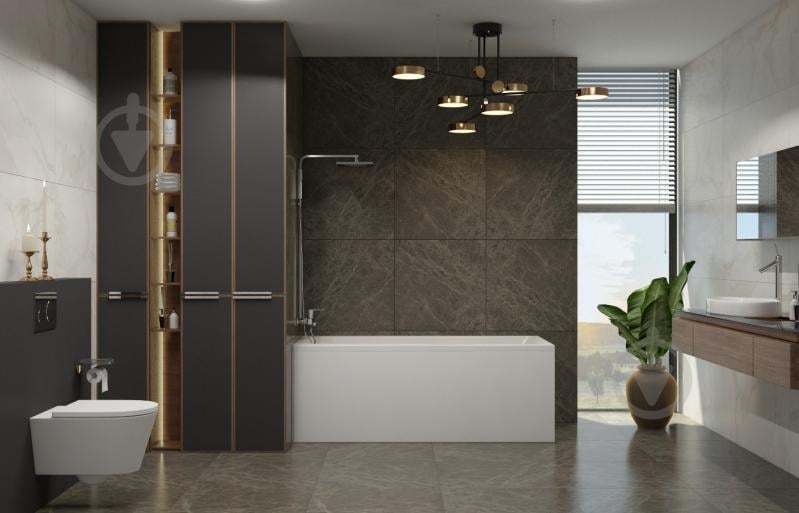 Ванна акриловая Lavinia Boho Rock 1700х750 см с ножками и лицевым экраном - фото 7