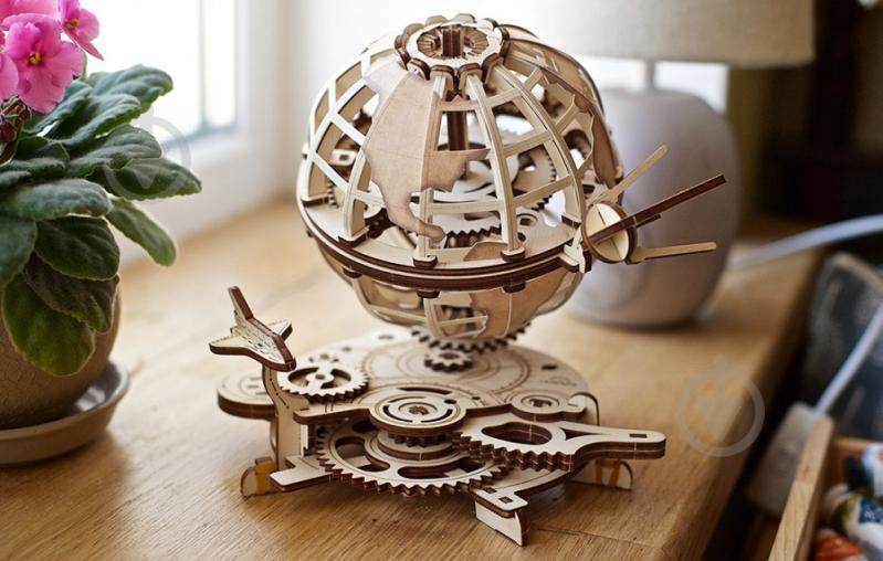 Деревянный 3D-конструктор UGEARS Глобус - фото 17