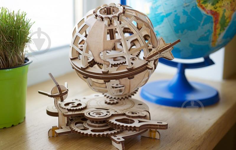 Деревянный 3D-конструктор UGEARS Глобус - фото 18