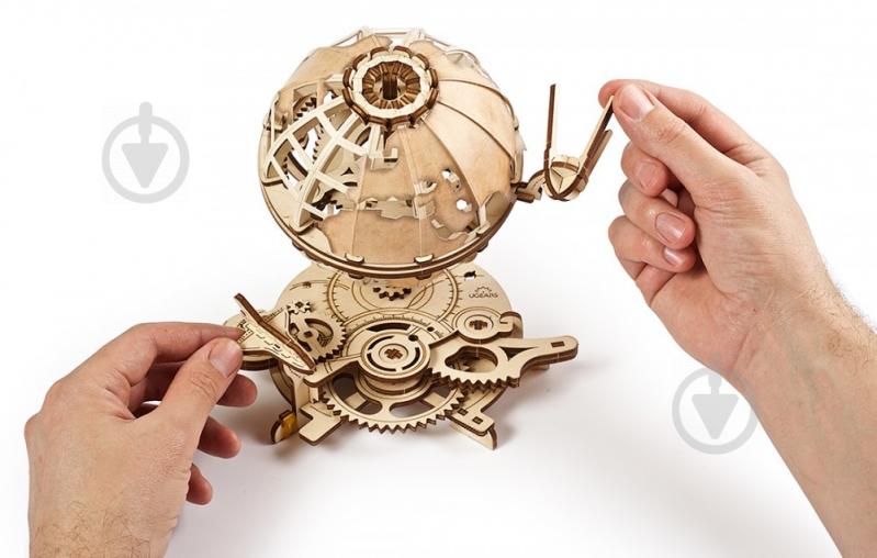 Деревянный 3D-конструктор UGEARS Глобус - фото 6