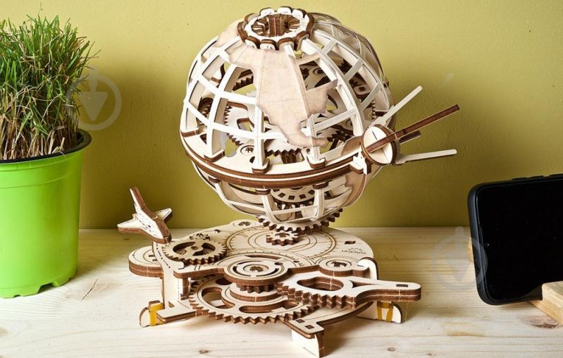 Дерев'яний 3D-конструктор UGEARS Глобус - фото 7