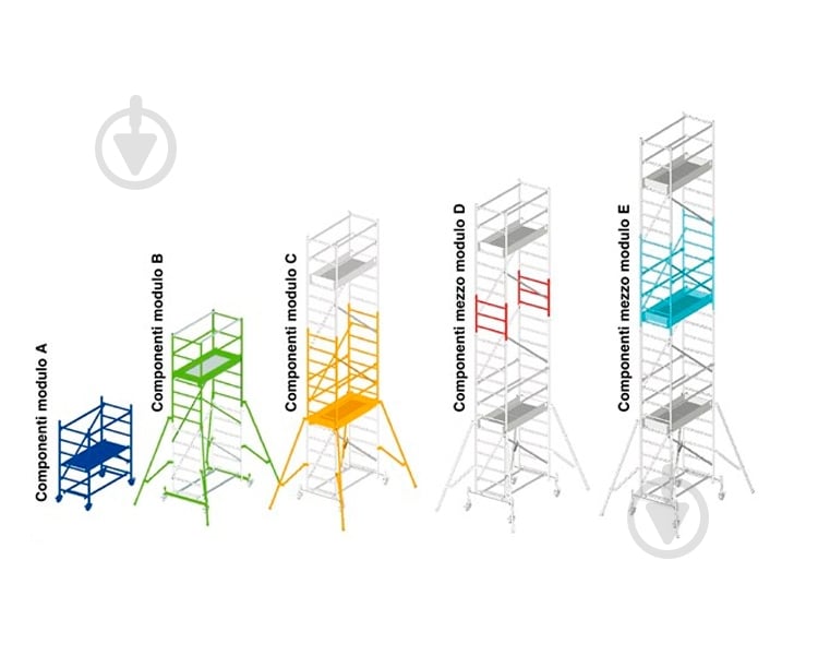 Вышка-тура SVELT MILLENIUM модуль E 1,5 м (TMILL070E) - фото 3