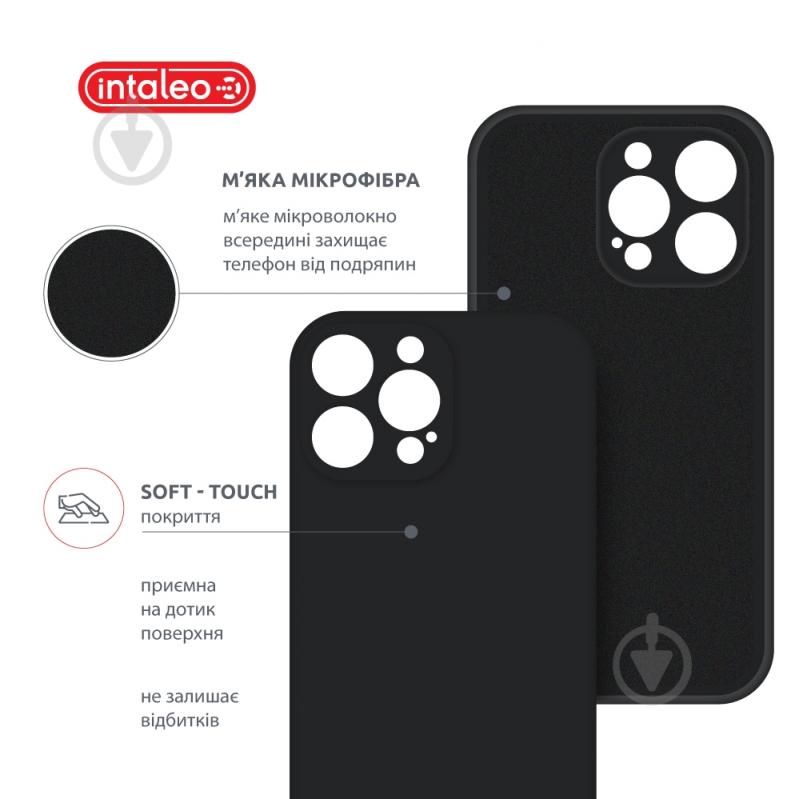 Чехол Intaleo SoftShell для Apple iPhone 14 Pro Max black (1283126554230) - фото 5