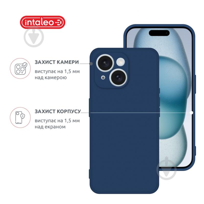 Чехол Intaleo SoftShell для Apple iPhone 15 light blue (1283126585210) - фото 3 Чехол Intaleo SoftShell для Apple iPhone 15 light blue (1283126585210) - фото 3