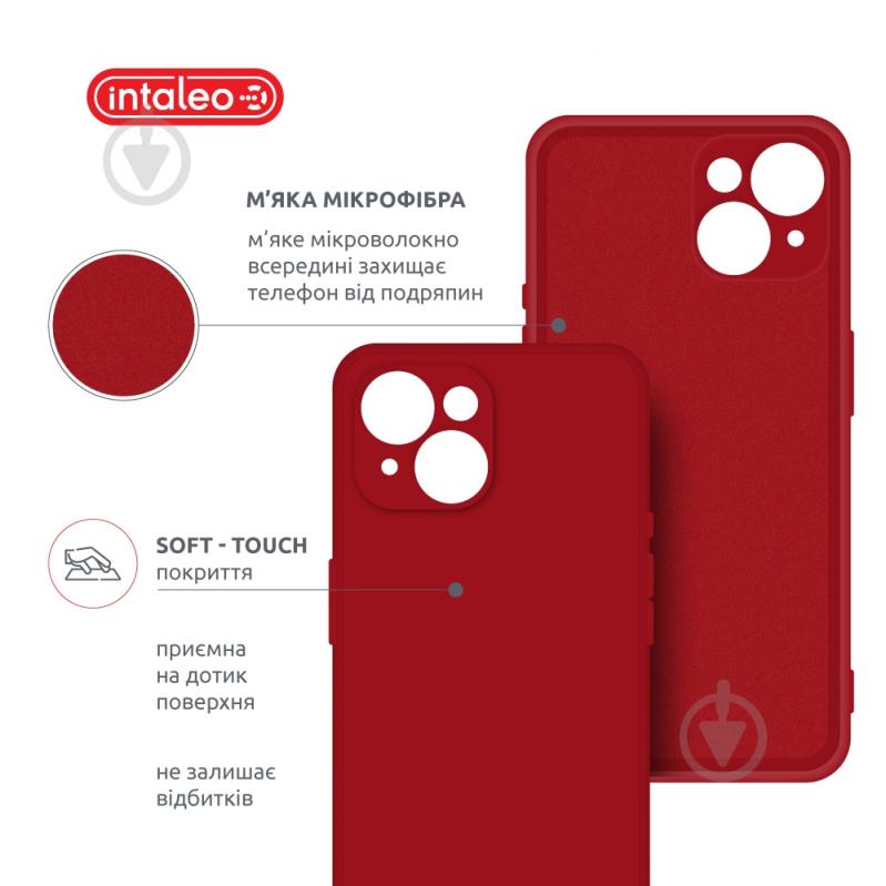 Чехол Intaleo SoftShell для Apple iPhone 15 Plus red (1283126585296) - фото 5