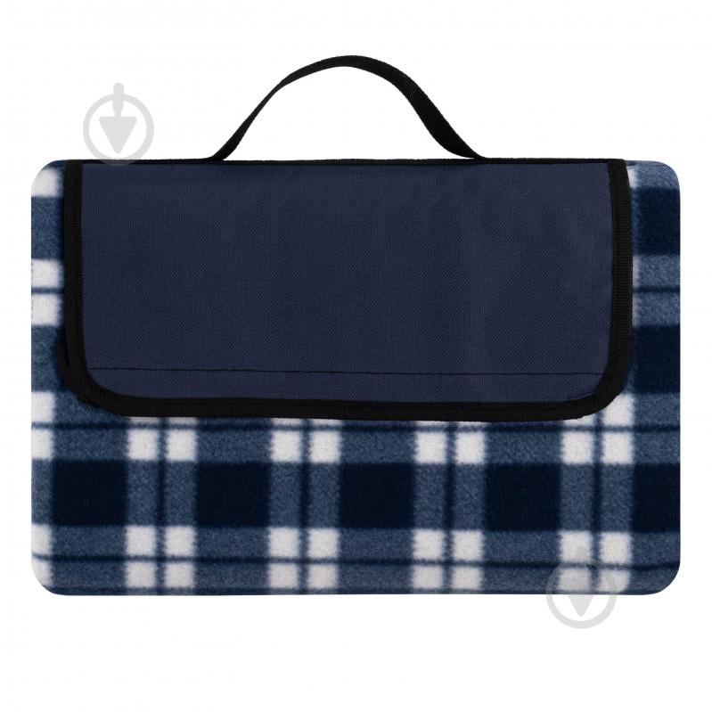 Плед Picnic клетка 130x170 см синий Ardesto - фото 5
