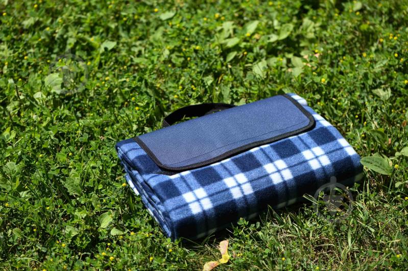 Плед Picnic клетка 130x170 см синий Ardesto - фото 17