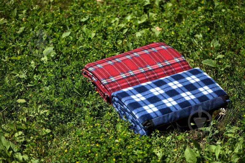 Плед Picnic клетка 130x170 см синий Ardesto - фото 15