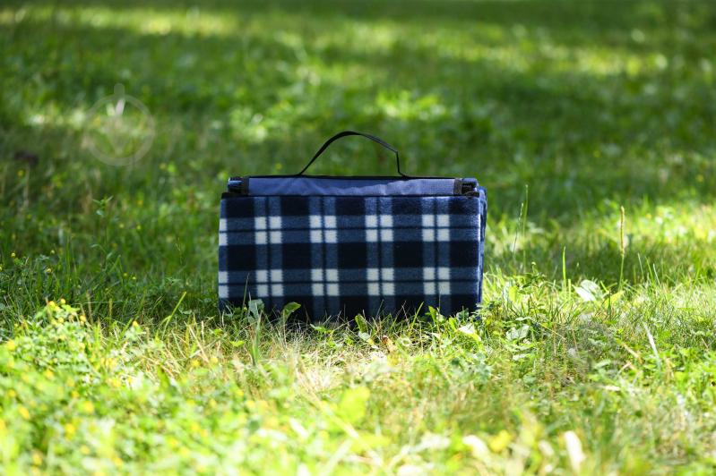 Плед Picnic клетка 130x170 см синий Ardesto - фото 10
