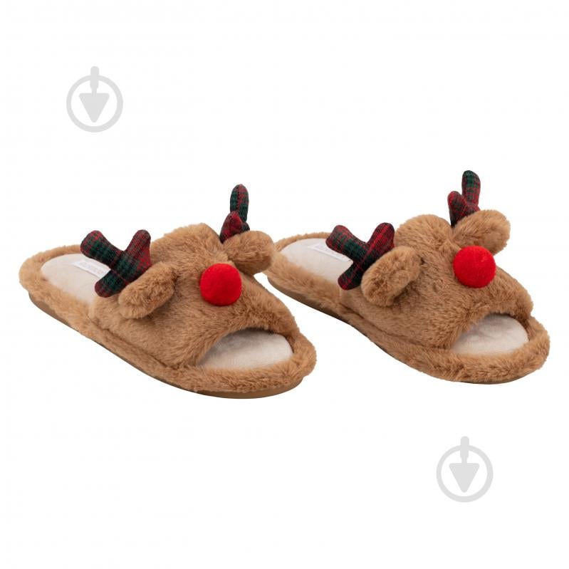 Обувь домашняя Ardesto Christmas ART2540DB р.40-41 коричневый - фото 1 Обувь домашняя Ardesto Christmas ART2540DB р.40-41 коричневый - фото 1