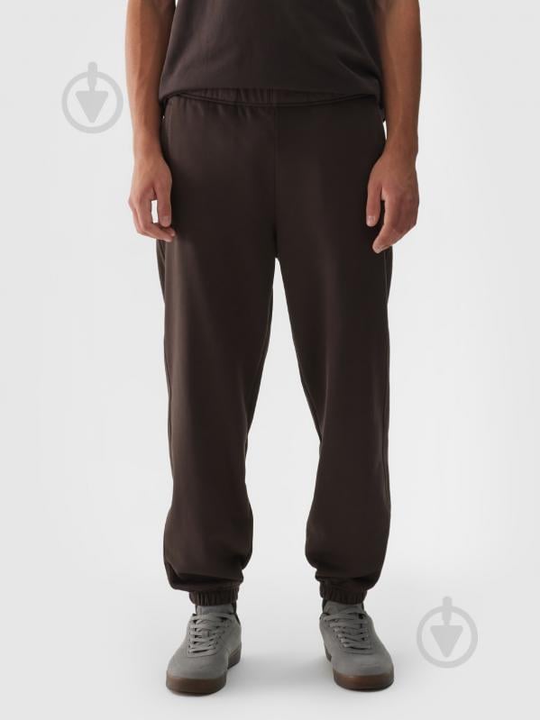 Штани 4F TROUSERS CAS M0824 4FWAW24TTROM0824-80S р. M коричневий - фото 1