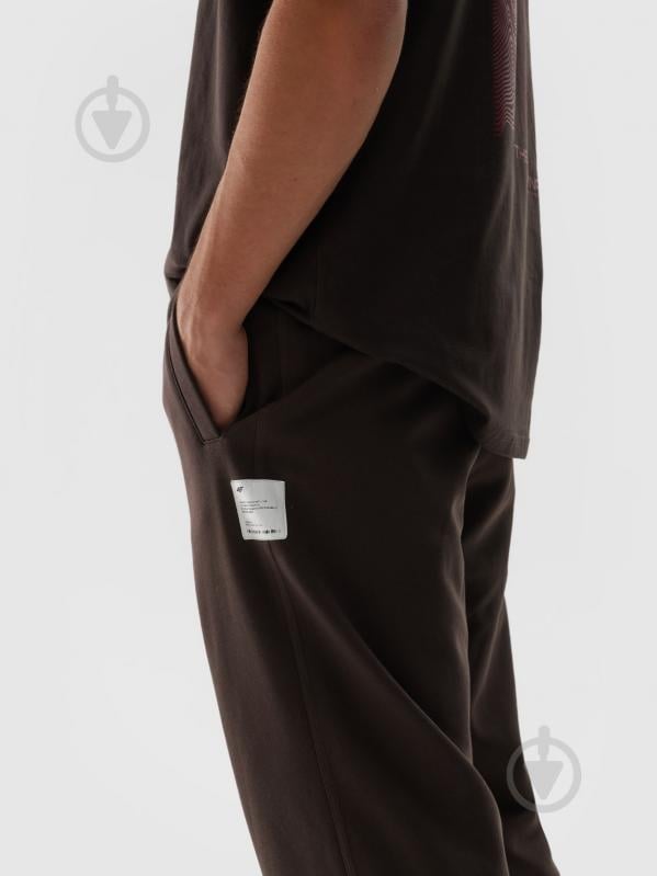 Штани 4F TROUSERS CAS M0824 4FWAW24TTROM0824-80S р. M коричневий - фото 3