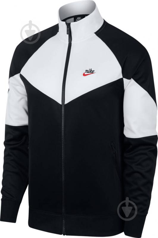 Джемпер Nike M NSW HE WR JKT PK BV2625-010 р. S черныйбелый - фото 1