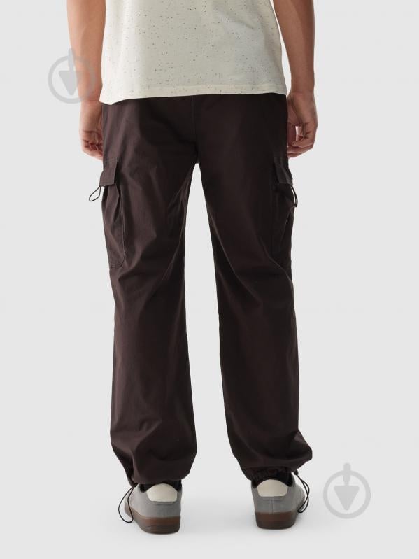 Брюки 4F TROUSERS CAS M0842 4FWAW24TTROM0842-80S р. M коричневый - фото 2