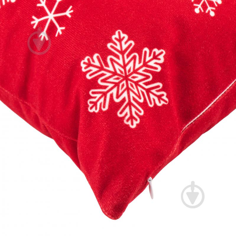 Подушка декоративная Christmas 45x45 см красный Ardesto - фото 2 Подушка декоративная Christmas 45x45 см красный Ardesto - фото 2
