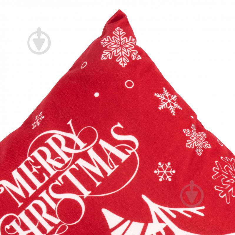 Подушка декоративная Christmas 45x45 см красный Ardesto - фото 3 Подушка декоративная Christmas 45x45 см красный Ardesto - фото 3