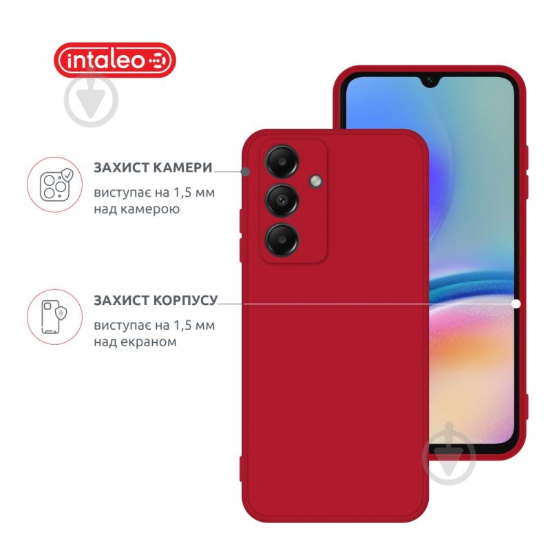 Чехол Intaleo SoftShell для Samsung Galaxy A05s красный - фото 3