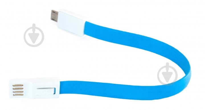 Кабель EXTRADIGITAL Micro USB to USB - брелок 0,18 м Blue (KBU1785) - фото 4