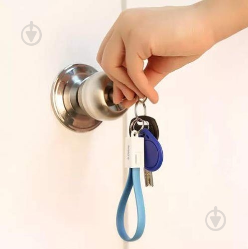 Кабель EXTRADIGITAL Micro USB to USB - брелок 0,18 м Blue (KBU1785) - фото 5