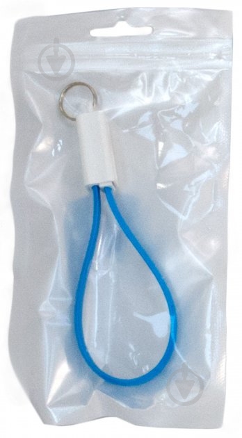 Кабель EXTRADIGITAL Micro USB to USB - брелок 0,18 м Blue (KBU1785) - фото 6