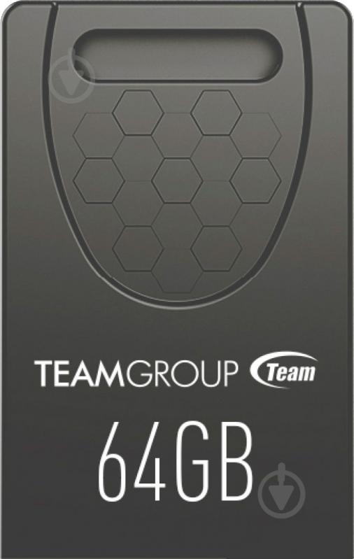 Флеш-пам'ять USB Team Group C157 64 ГБ USB 3.0 black (TC157364GB01) - фото 1