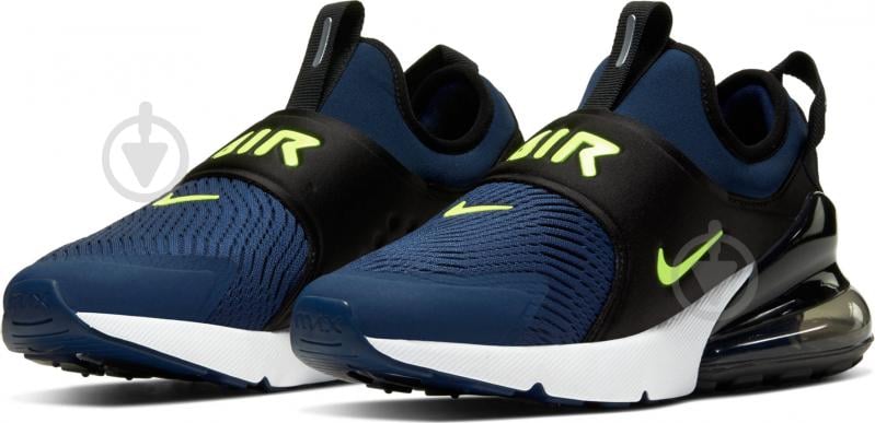 Кроссовки для девочек демисезонные Nike AIR MAX 270 EXTREME (GS) CI1108-400 р.38,5 темно-синие - фото 1