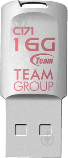 Флеш-пам'ять USB Team Group C171 16 ГБ USB 2.0 white (TC17116GW01) - фото 1