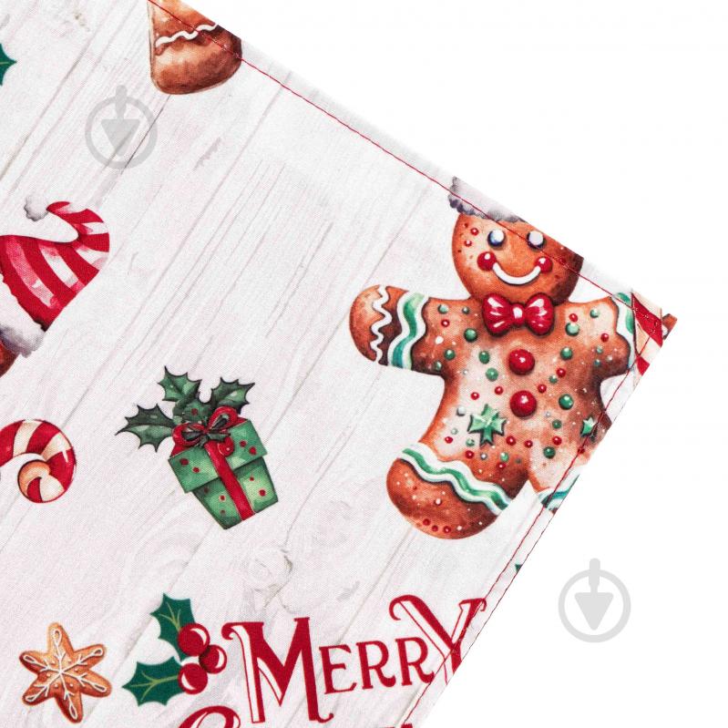 Ранер Christmas Gingerbread 33x137 см червоний ARDESTO - фото 4