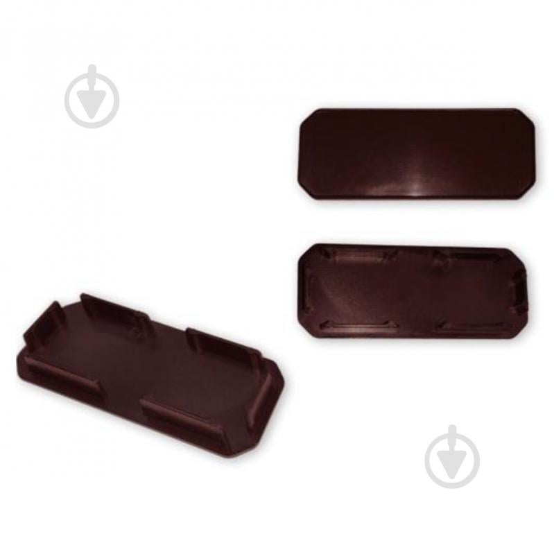 Заглушка ALTA PROFIL универсальная коричневая /шт. - фото 1