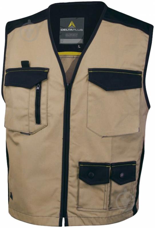 Жилет рабочий Delta plus   р. XXL MSGILBEXX бежевый - фото 1