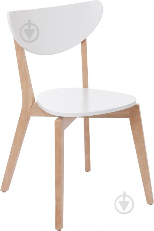 Стілець обідній Naida світло-коричневий/білий - фото 1