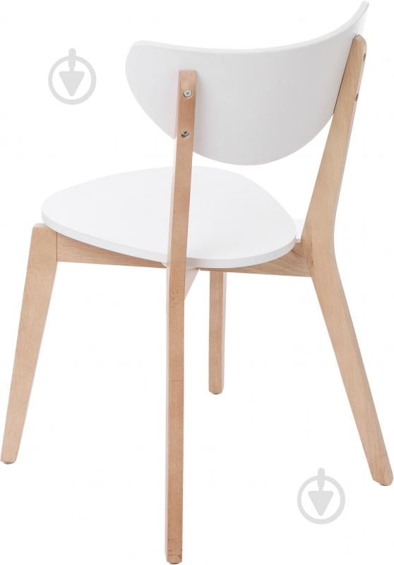 Стілець обідній Naida світло-коричневий/білий - фото 3