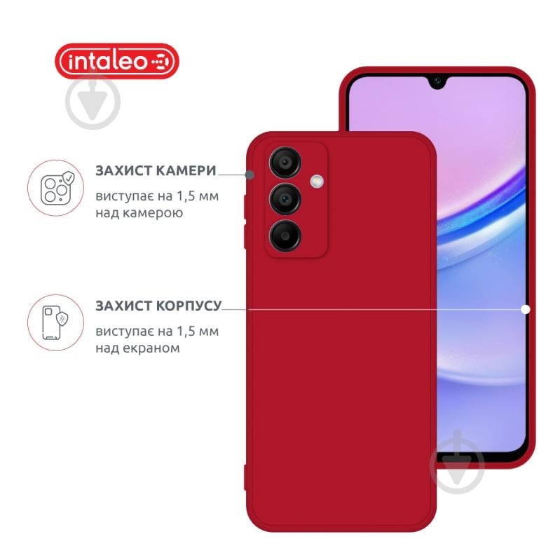 Чехол Intaleo SoftShell для Samsung Galaxy A16 красный - фото 3