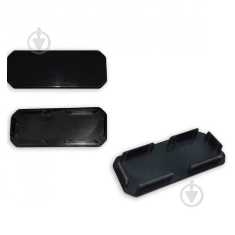 Заглушка ALTA PROFIL універсальна чорна /шт. - фото 1