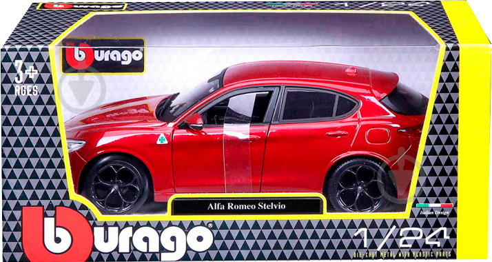 Автомобіль Bburago Alfa Romeo Stelvio 1:24 - фото 4